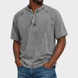 Pedro - T-shirt Vintage com Botões