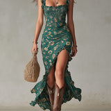 Zara - Vestido maxi boho retro
