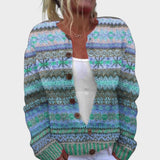 Isabel - Cardigan Floral de Outono