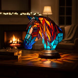 Cavalo - Lâmpada em vitral