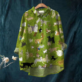 Bárbara - Camiseta Casual de Arte de Cão Fofa