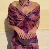 Luísa - Vestido Maxi de Festa Elegante com Decote em V