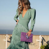 Amália - Vestido Maxi Elegante
