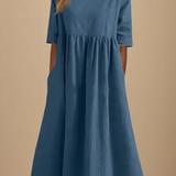 Minea - Vestido Em Algodão Arejado