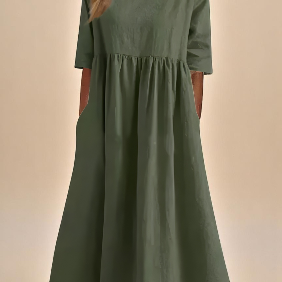 Minea - Vestido Em Algodão Arejado