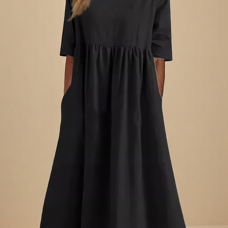 Minea - Vestido Em Algodão Arejado