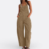 Carolina - Macacão Perna Larga Fluído