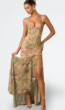 Verde con Flores
