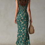 Zara - Vestido maxi boho retro