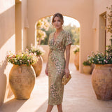 Laura - Vestido Decote em V