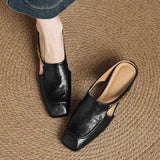 Mules de Couro Avella