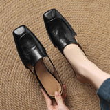 Mules de Couro Avella