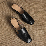 Mules de Couro Avella