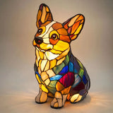 Puppie - Lâmpada em vitral