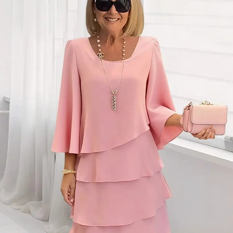 Catarina - Vestido Elegante e Confortável com Rendas