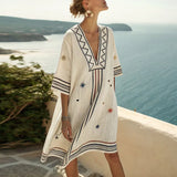Vestido de Praia Elegante e Versátil para Dias de Verão