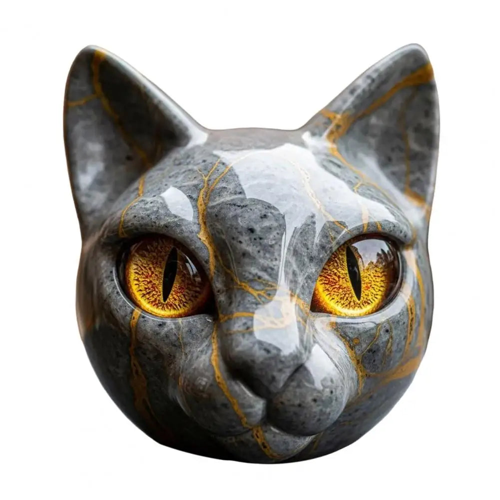 Gato - Escultura Luxuosa e Mística