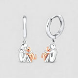 Abraço de Gato - Brinco (Fecho Redondo)