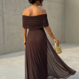 Inês - Vestido largo fluido com design elegante