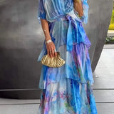 Carla – Vestido elegante em chiffon