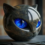 Gato Preto - Escultura Mística