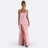 Vitória - Vestido Maxi Formal Elegante Com Costas Abertas