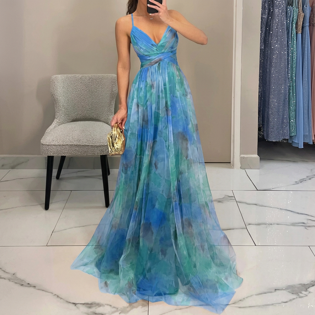 Margarida - Vestido Maxi Com Estampado Floral