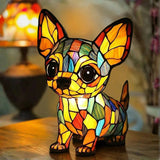 Piqueno - Lâmpada em vitral