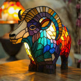 Carneiro - Lâmpada em vitral