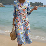 Mel - Vestido Midi Confortável e Elegante