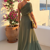 Inês - Vestido largo fluido com design elegante