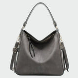 Bolsa hobo de couro clássica