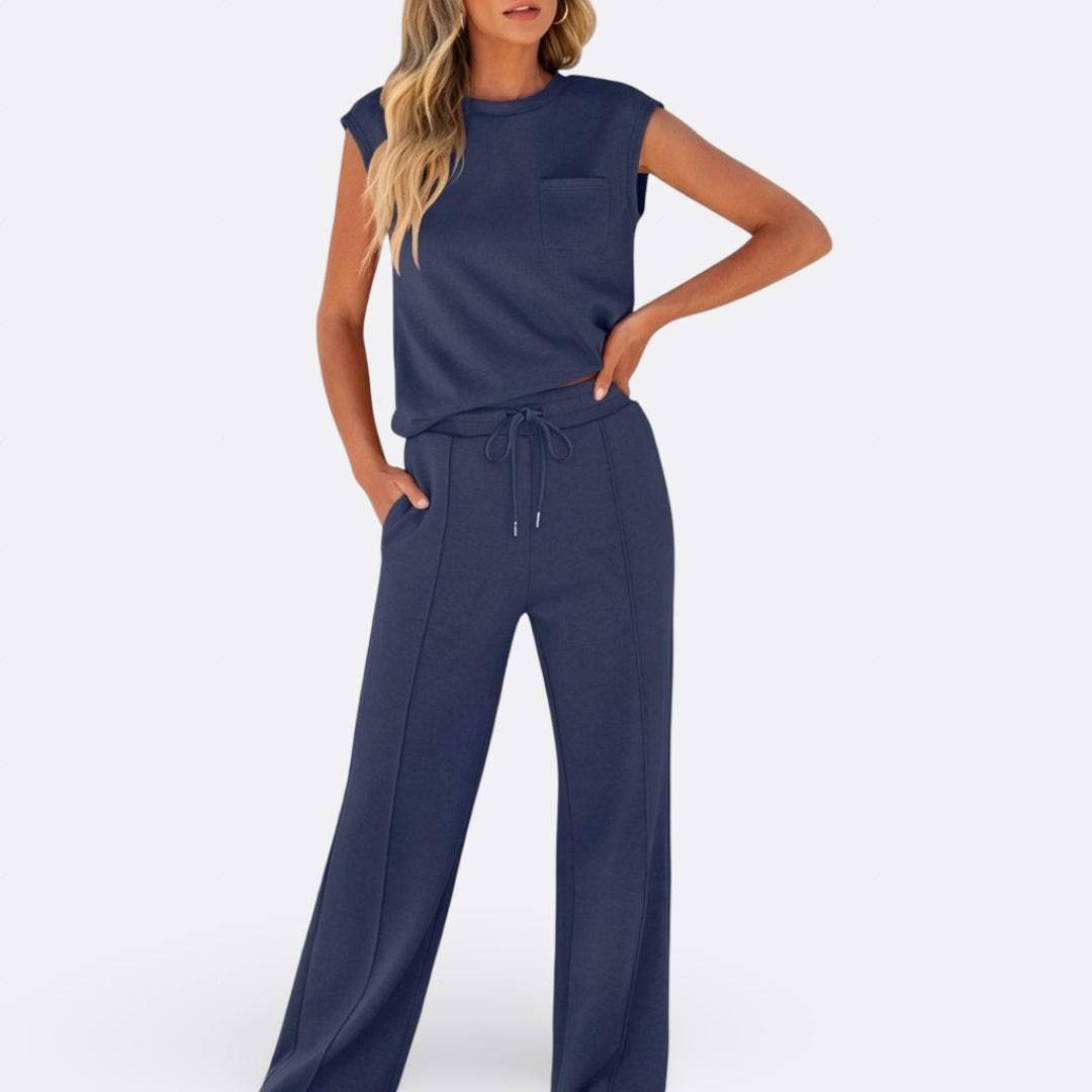 Íris - Conjunto Casual Em Tecido Suave Lounge