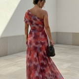 Inês - Vestido largo fluido com design elegante