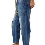Margarida - Jeans de Corda em Patchwork
