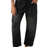 Margarida - Jeans de Corda em Patchwork